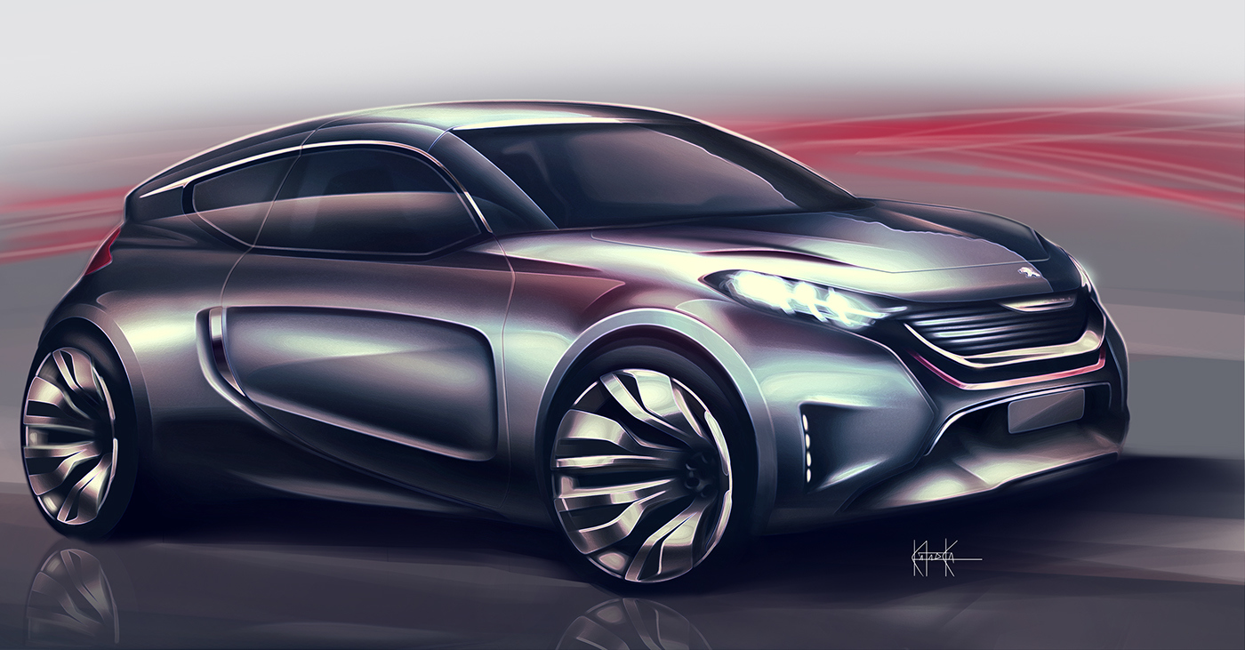 Automatic design，Hand drawn，Rendering，Visual design，industrial design，