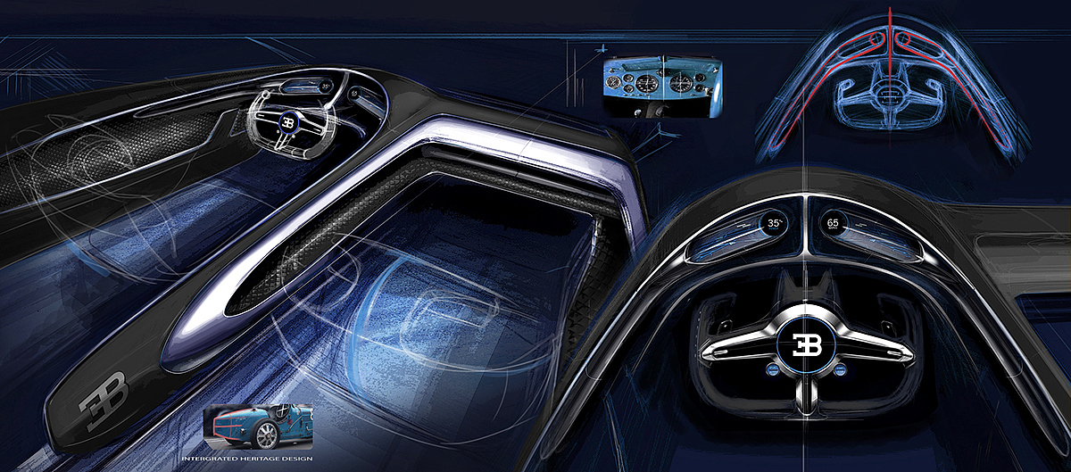 automobile，Hand drawn，Render，