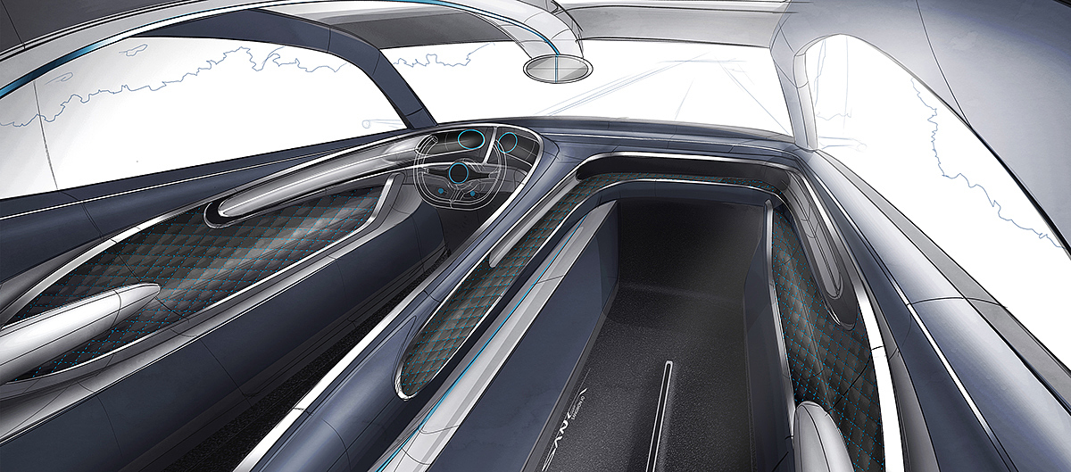 automobile，Hand drawn，Render，
