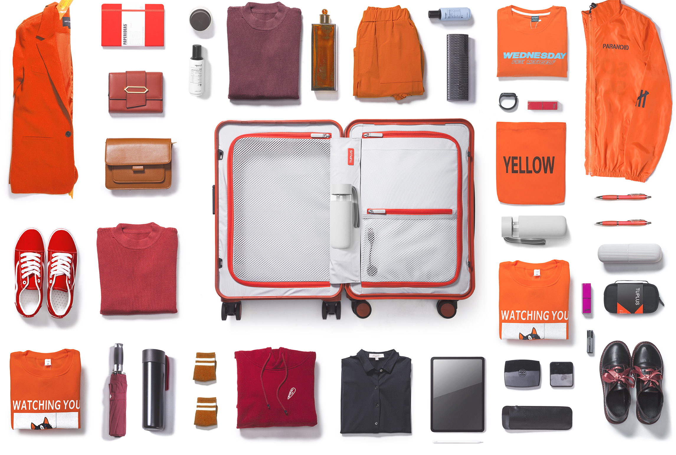 Tuplus Tujia，suitcase，trunk，Middle wide tie rod，Balance series，Boarding case，TUPLUS，