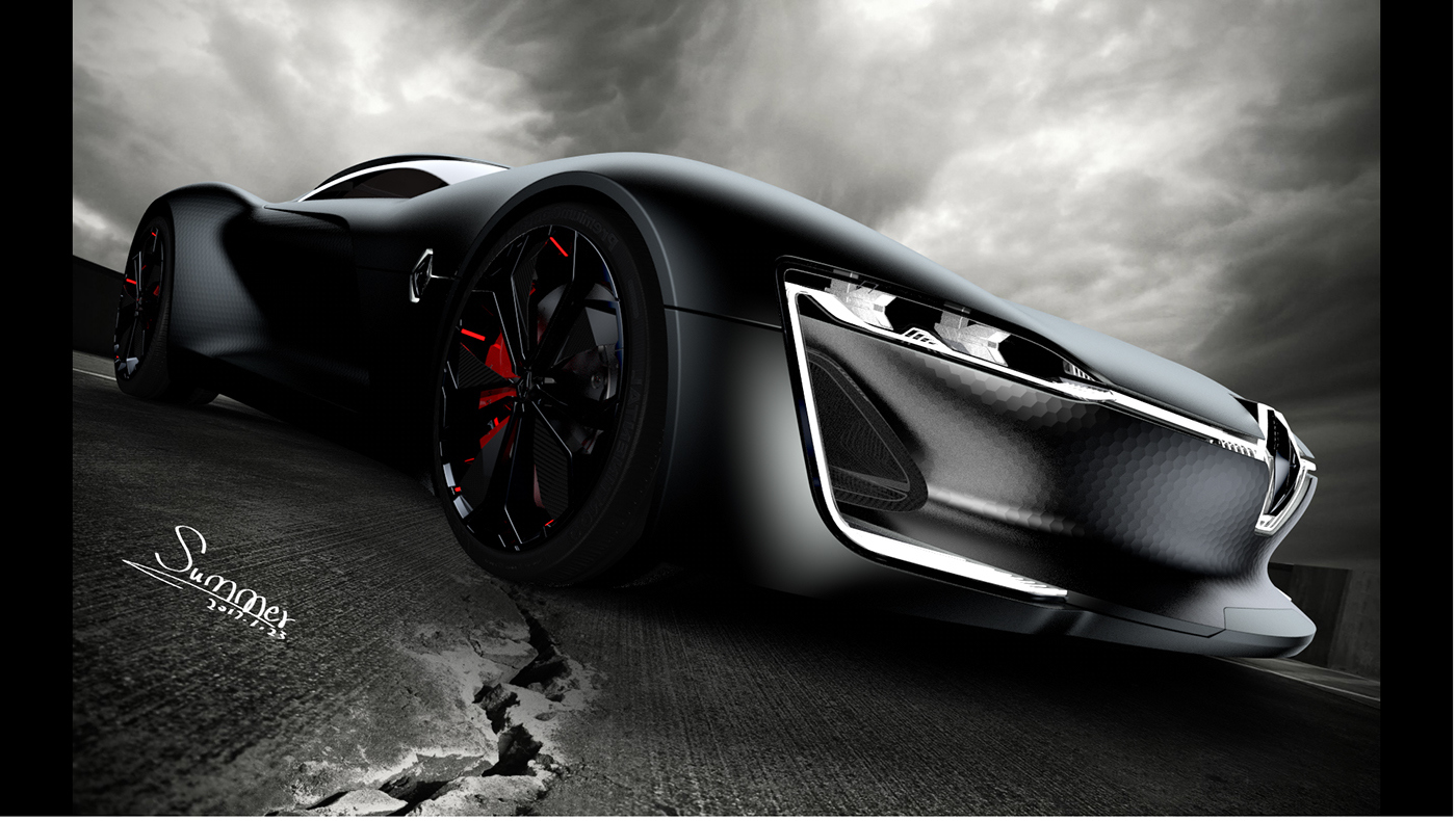 Sports car，Visual design，concept，product design，industrial design，