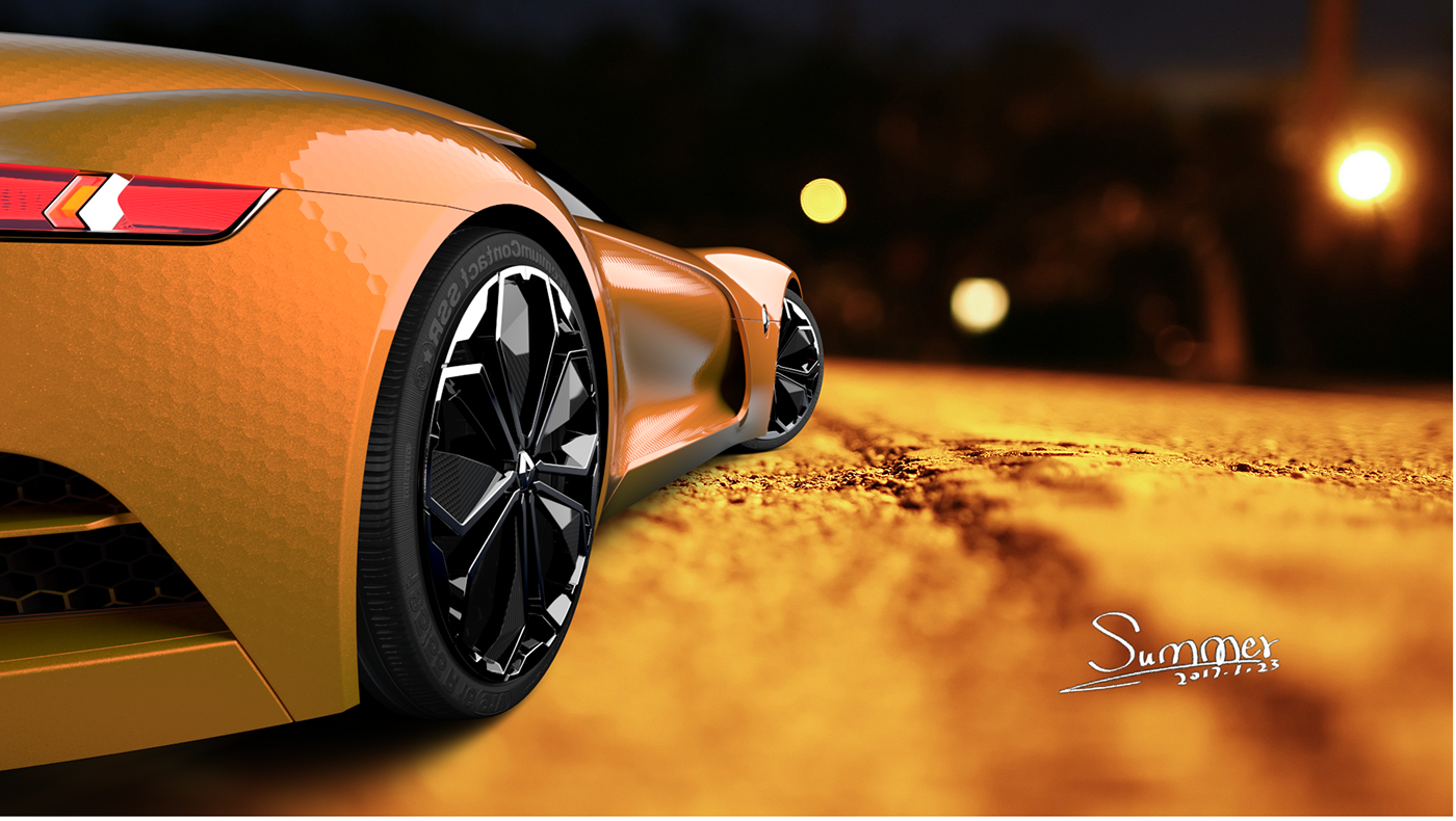 Sports car，Visual design，concept，product design，industrial design，