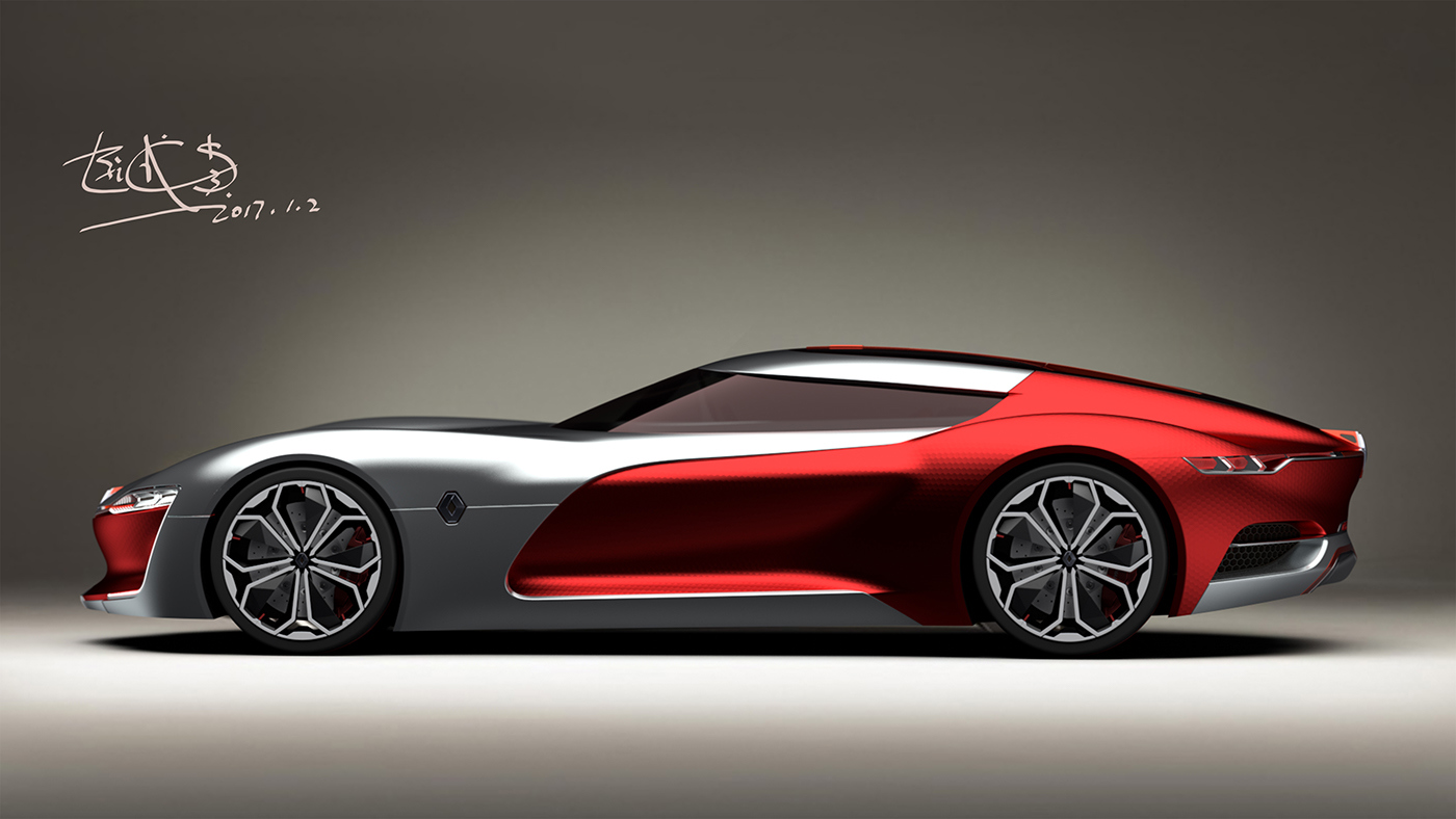Sports car，Visual design，concept，product design，industrial design，