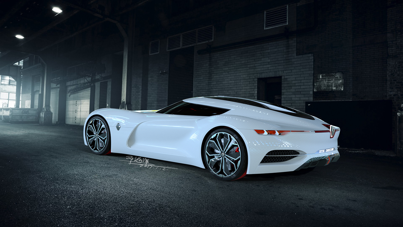 Sports car，Visual design，concept，product design，industrial design，