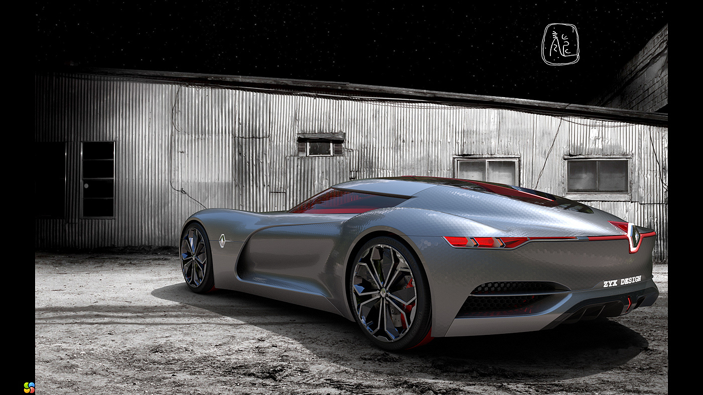 Sports car，Visual design，concept，product design，industrial design，