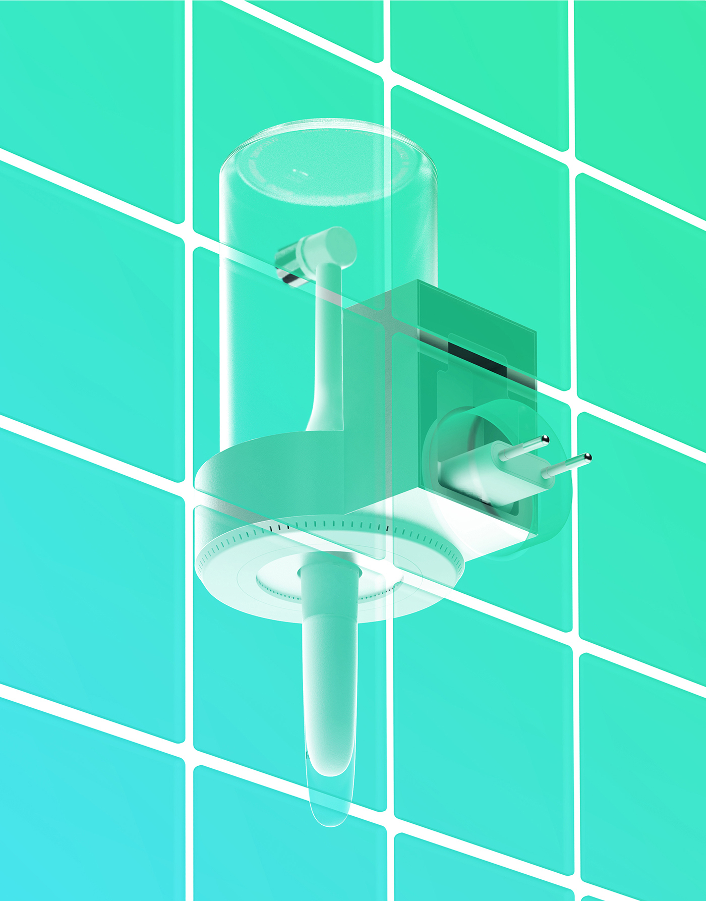 conceptual design，Special cup，Touch plastic surface，Charging system，Ultraviolet disinfection，Drying function，