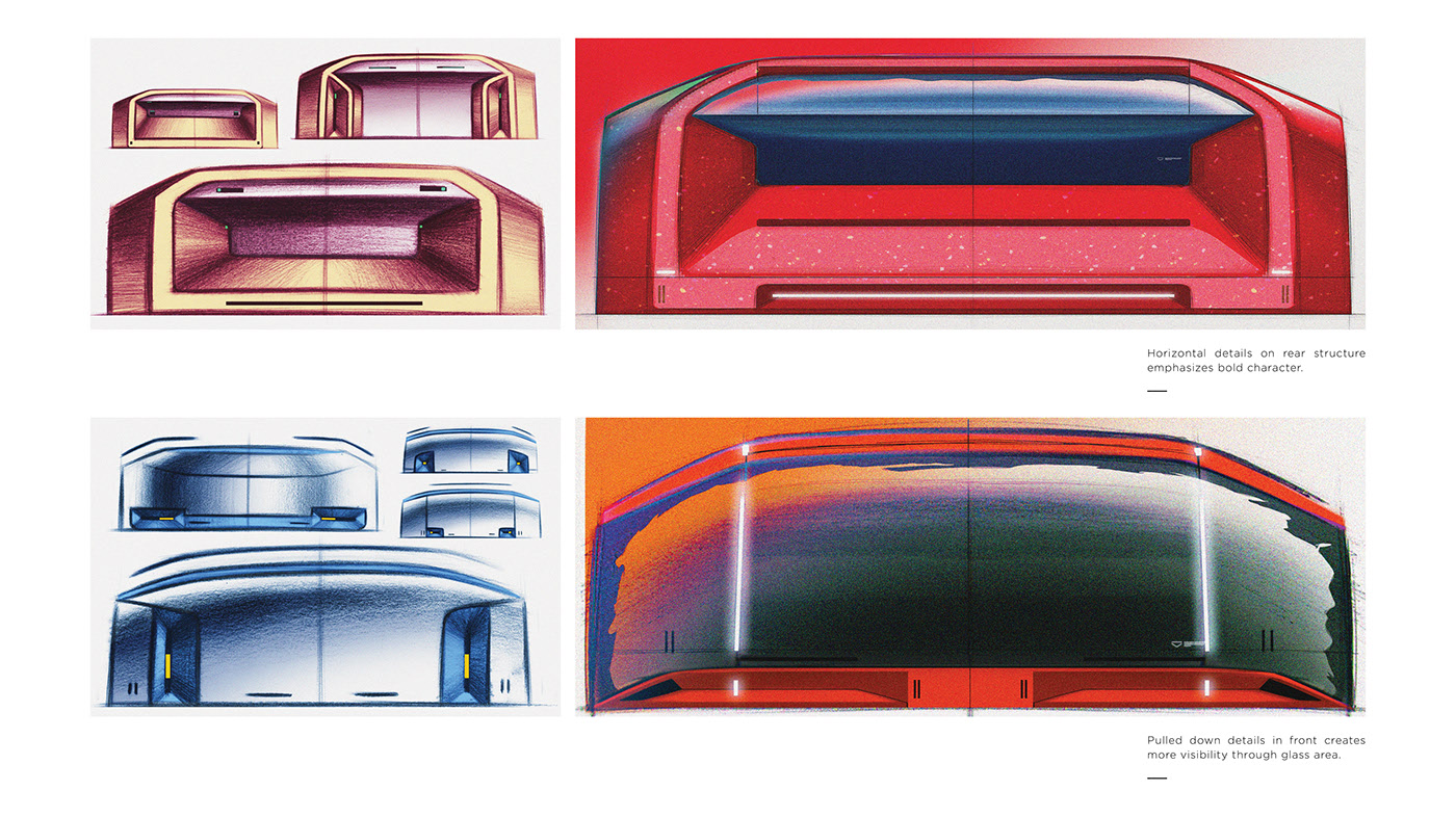 automobile，Hand drawn，concept，Sense of future，