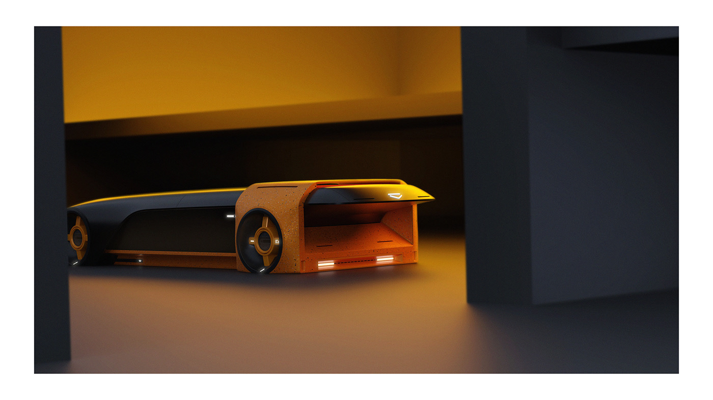 automobile，Hand drawn，concept，Sense of future，