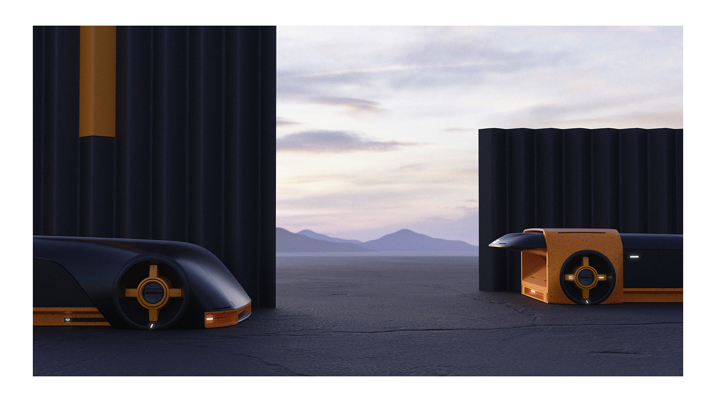 automobile，Hand drawn，concept，Sense of future，