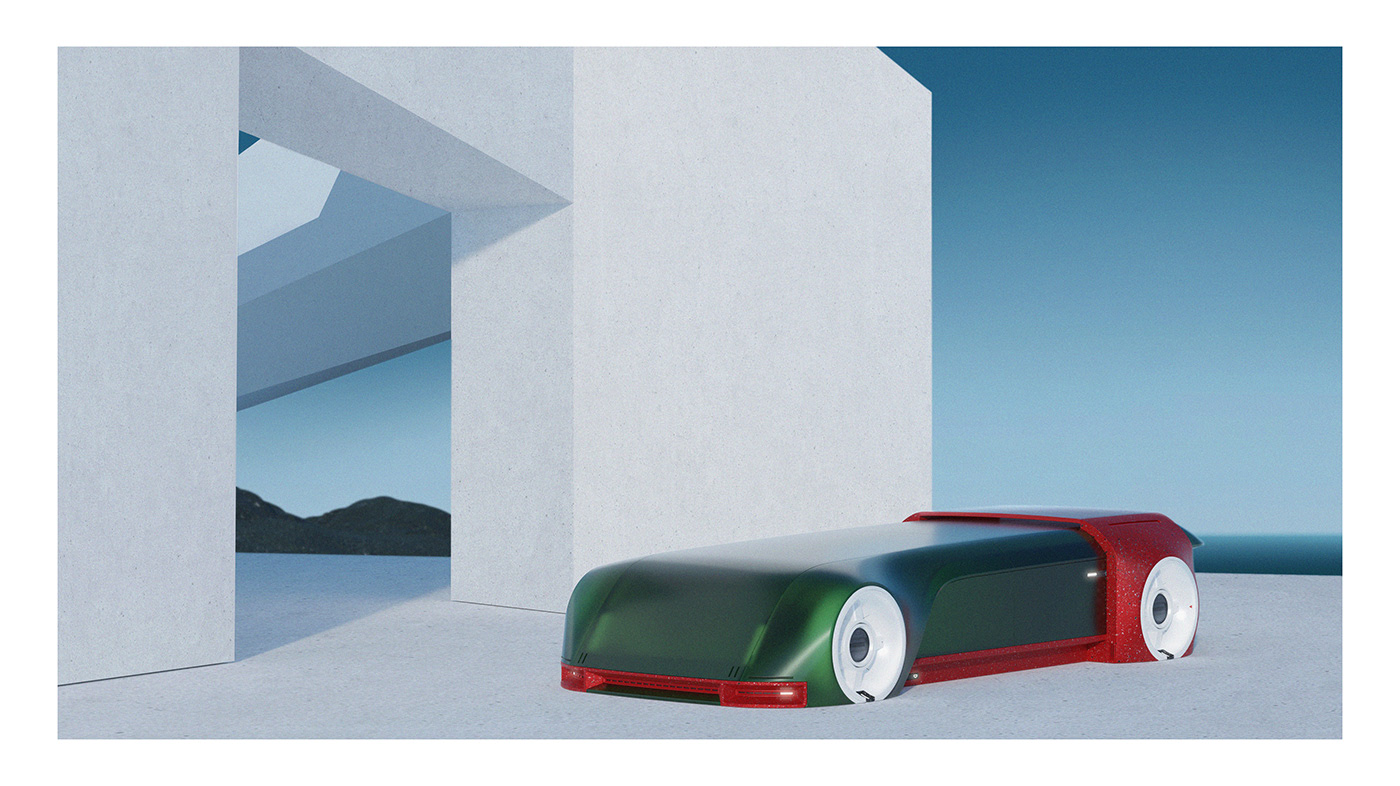 automobile，Hand drawn，concept，Sense of future，