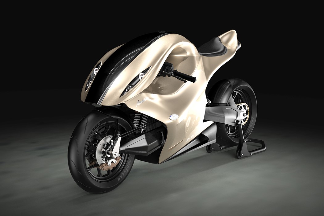 motorcycle，concept，Integrated，Carbon titanium alloy，