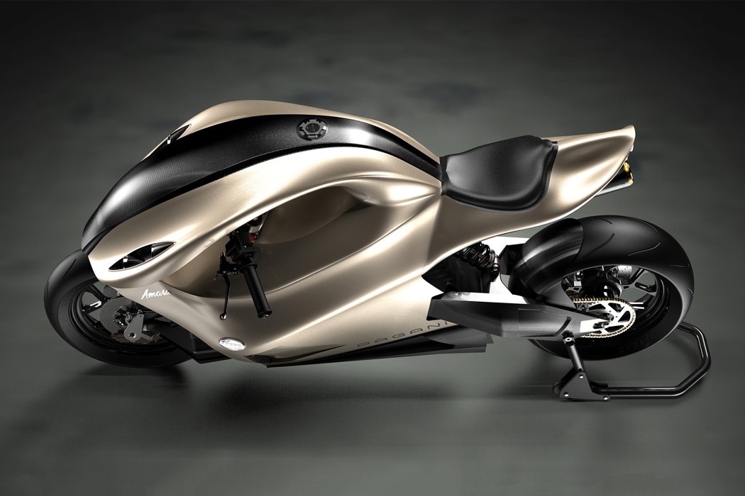 motorcycle，concept，Integrated，Carbon titanium alloy，