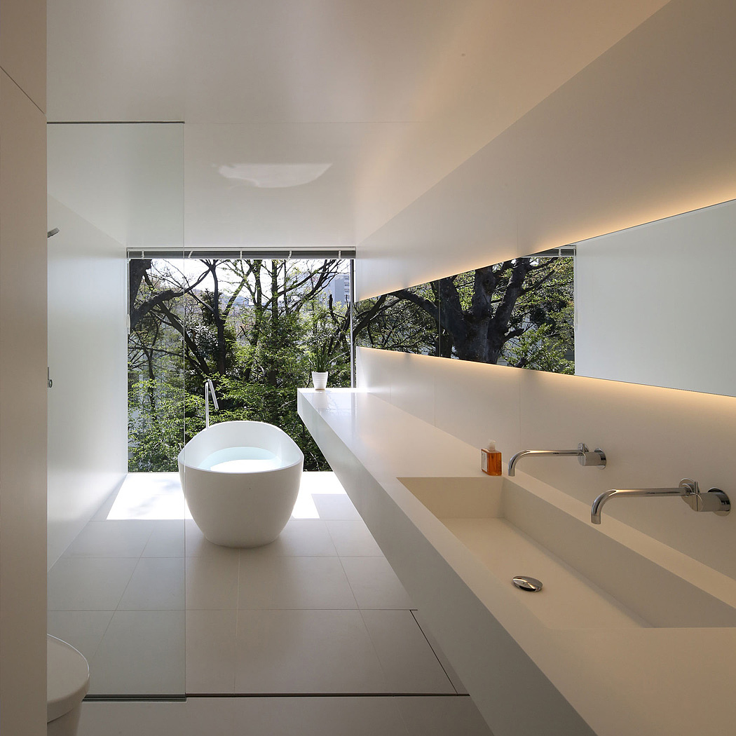 浴室，放松，未来感，自然，