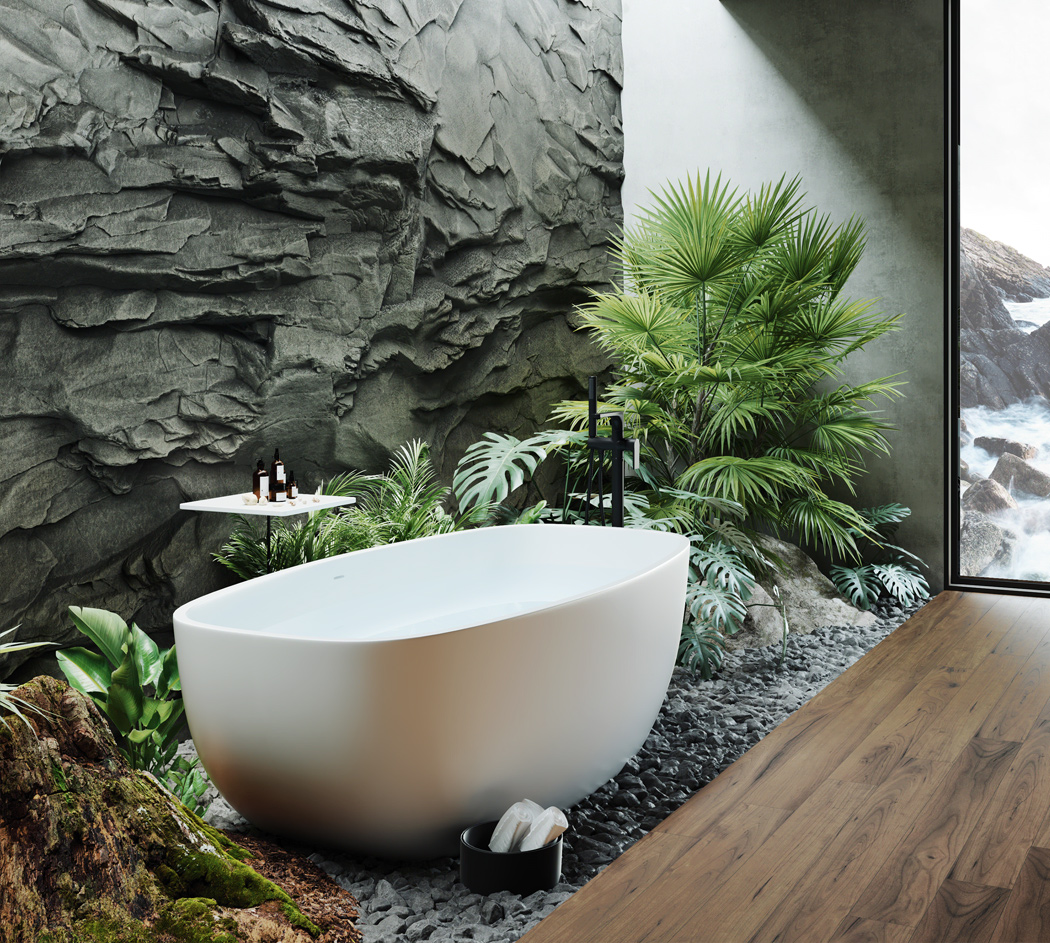 Shower Room，relax，Sense of future，natural，