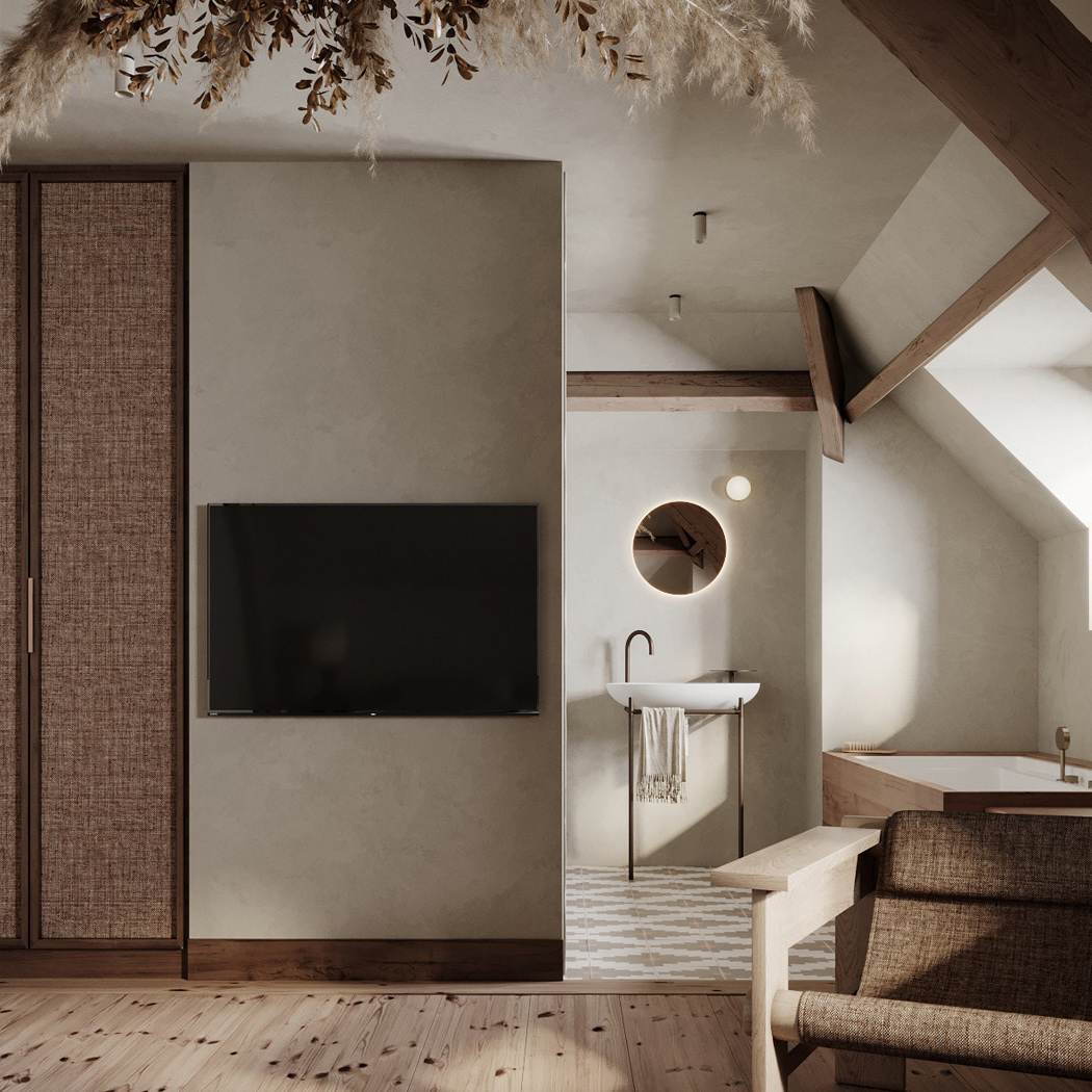 Shower Room，relax，Sense of future，natural，