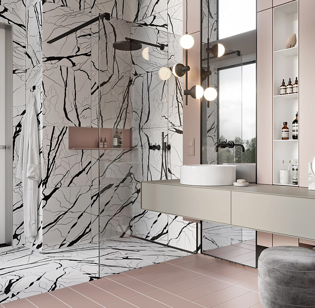 Shower Room，relax，Sense of future，natural，