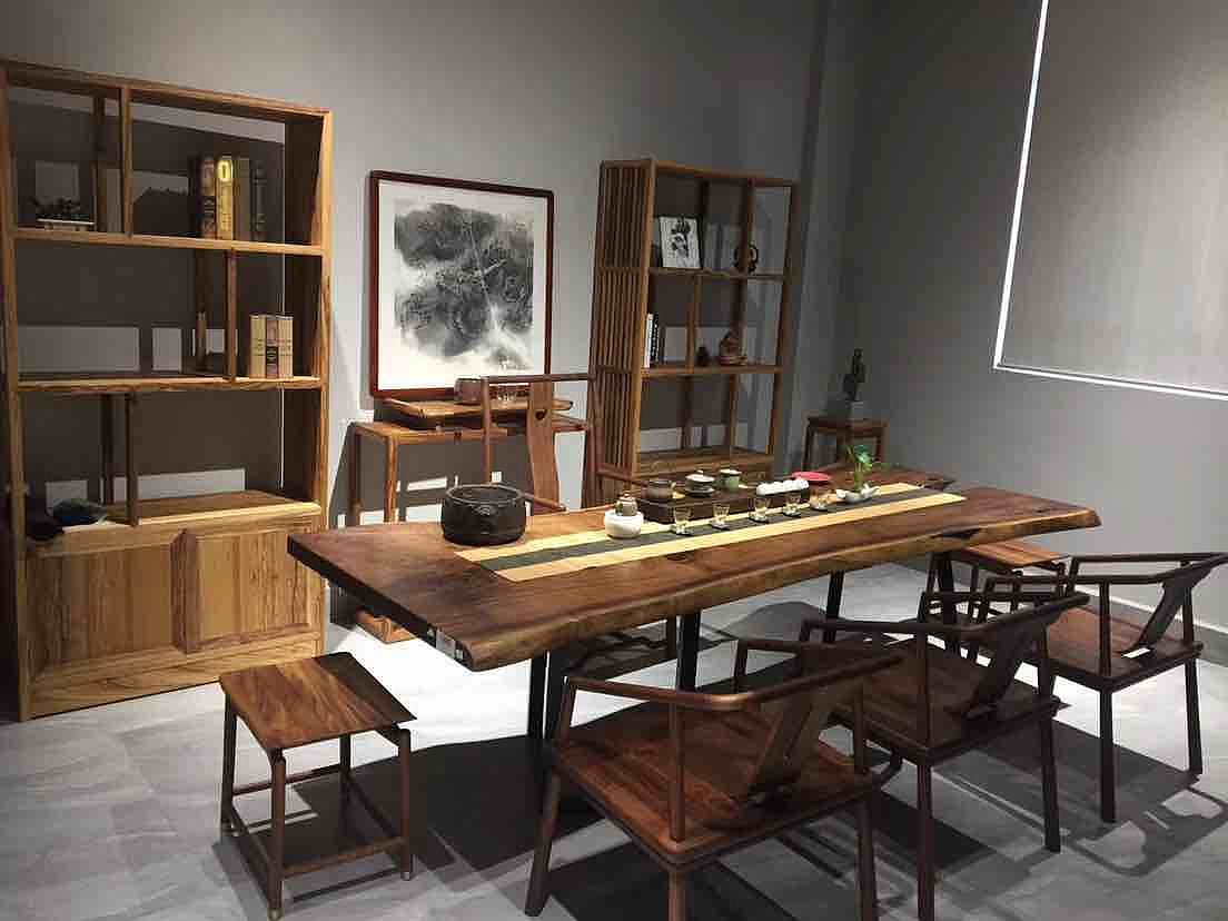 Tea space，desk，Connect to the table，Calligraphy table，table，