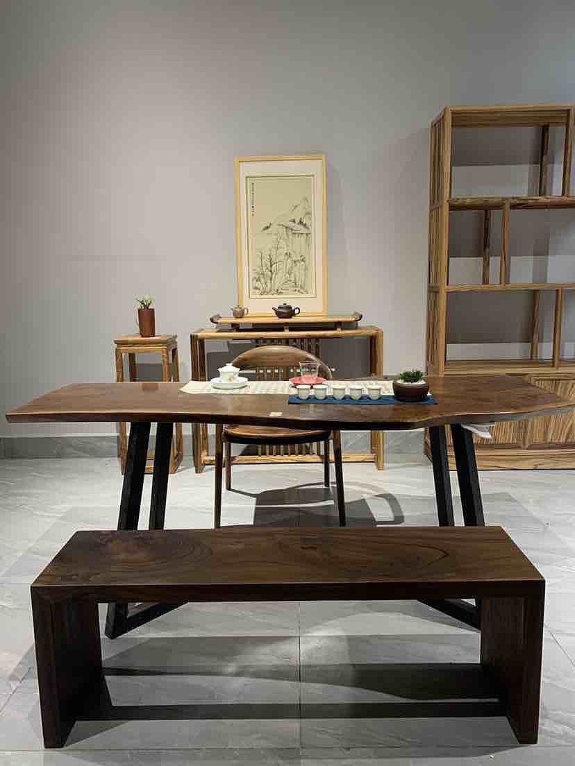 Tea space，desk，Connect to the table，Calligraphy table，table，