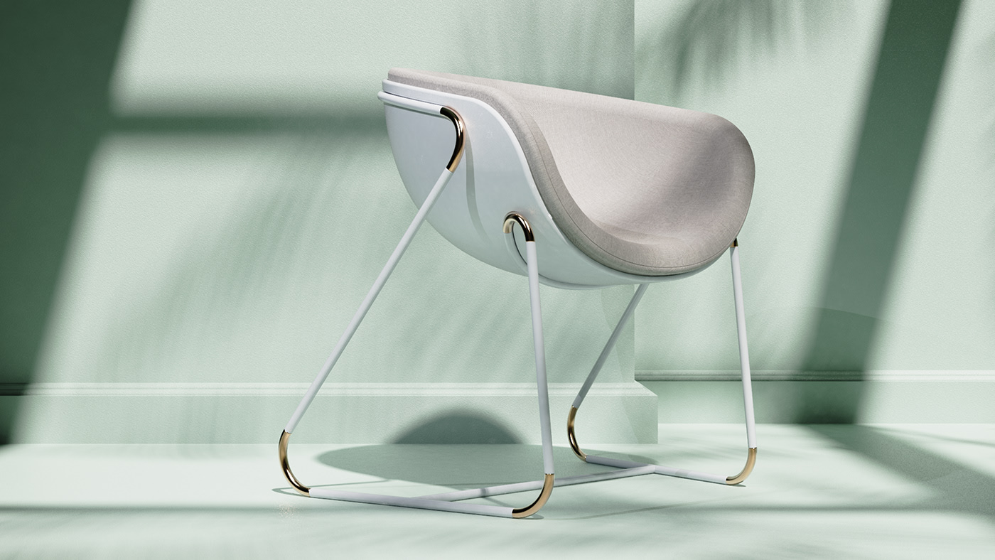 chair，comfortable，concise，beautiful，