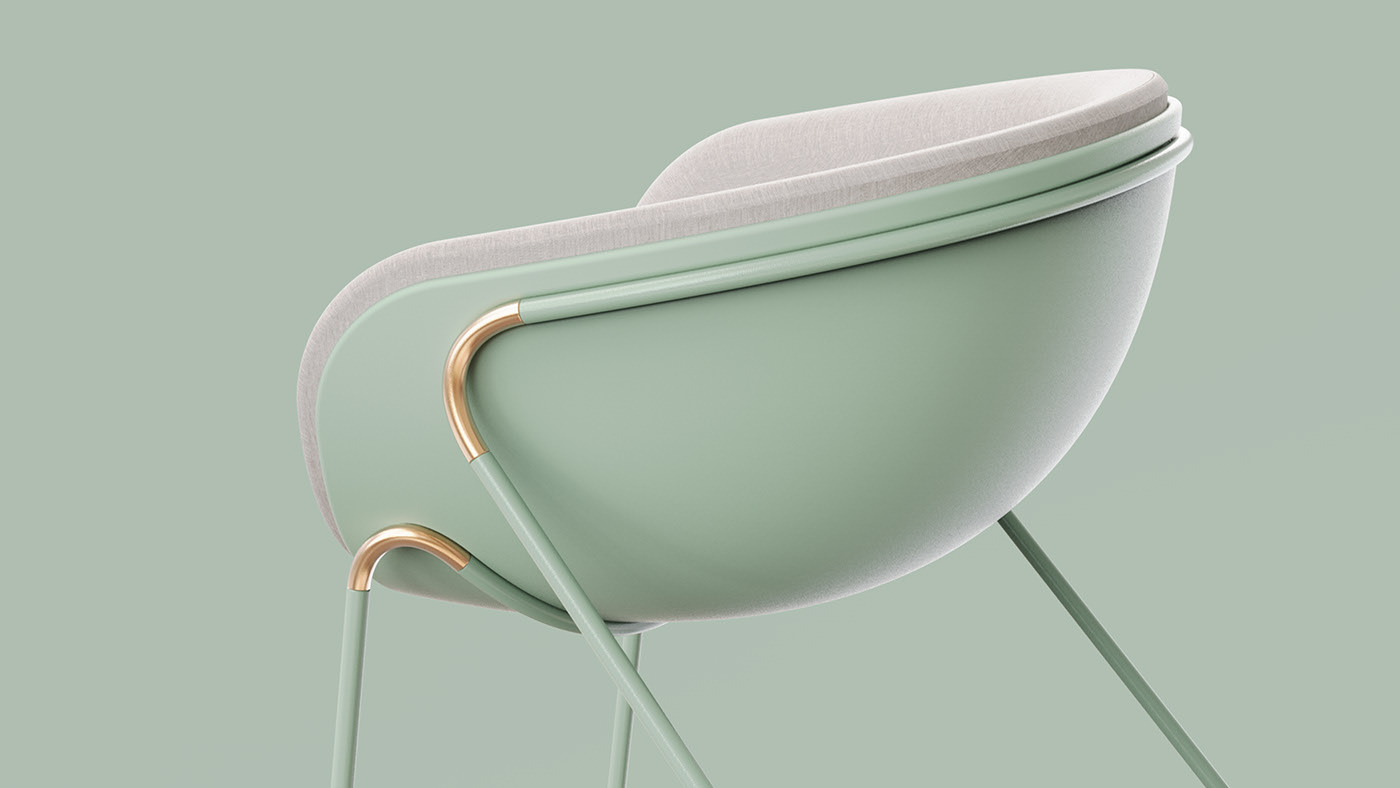 chair，comfortable，concise，beautiful，