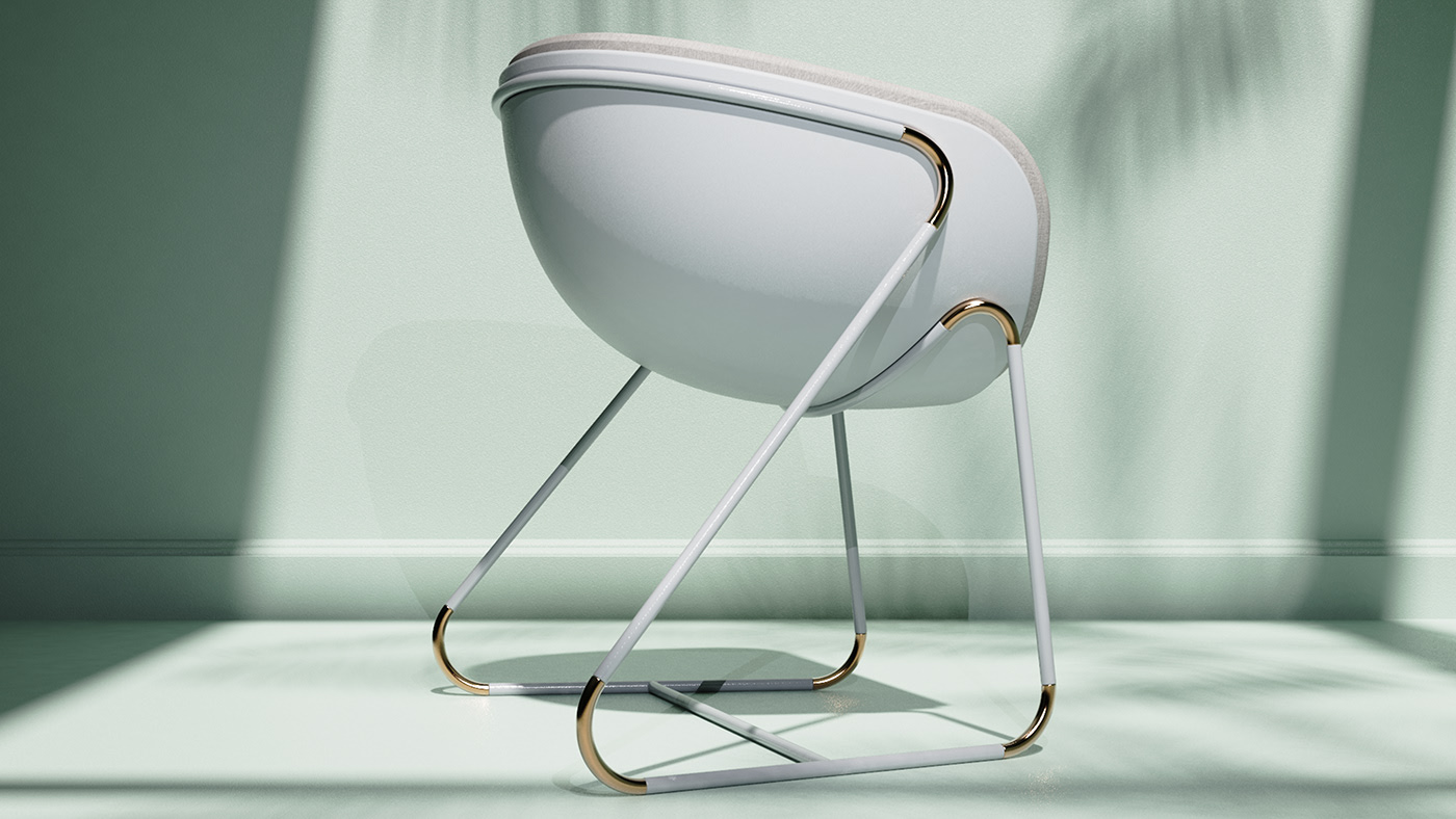 chair，comfortable，concise，beautiful，