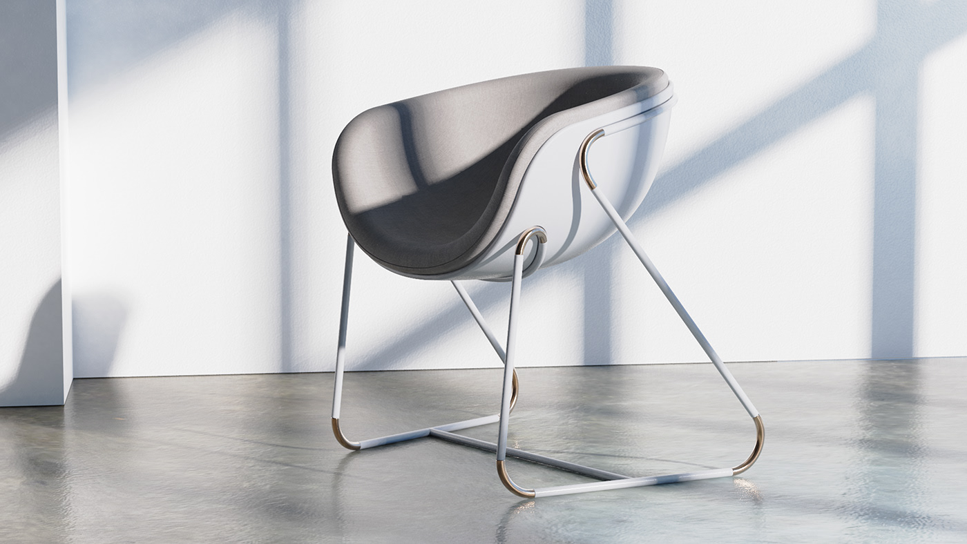 chair，comfortable，concise，beautiful，