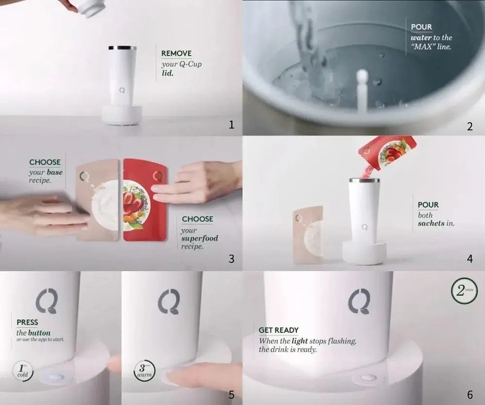 NESQINO Q-Cup，Nestle，2020 red dot product design award，Mixing cup，