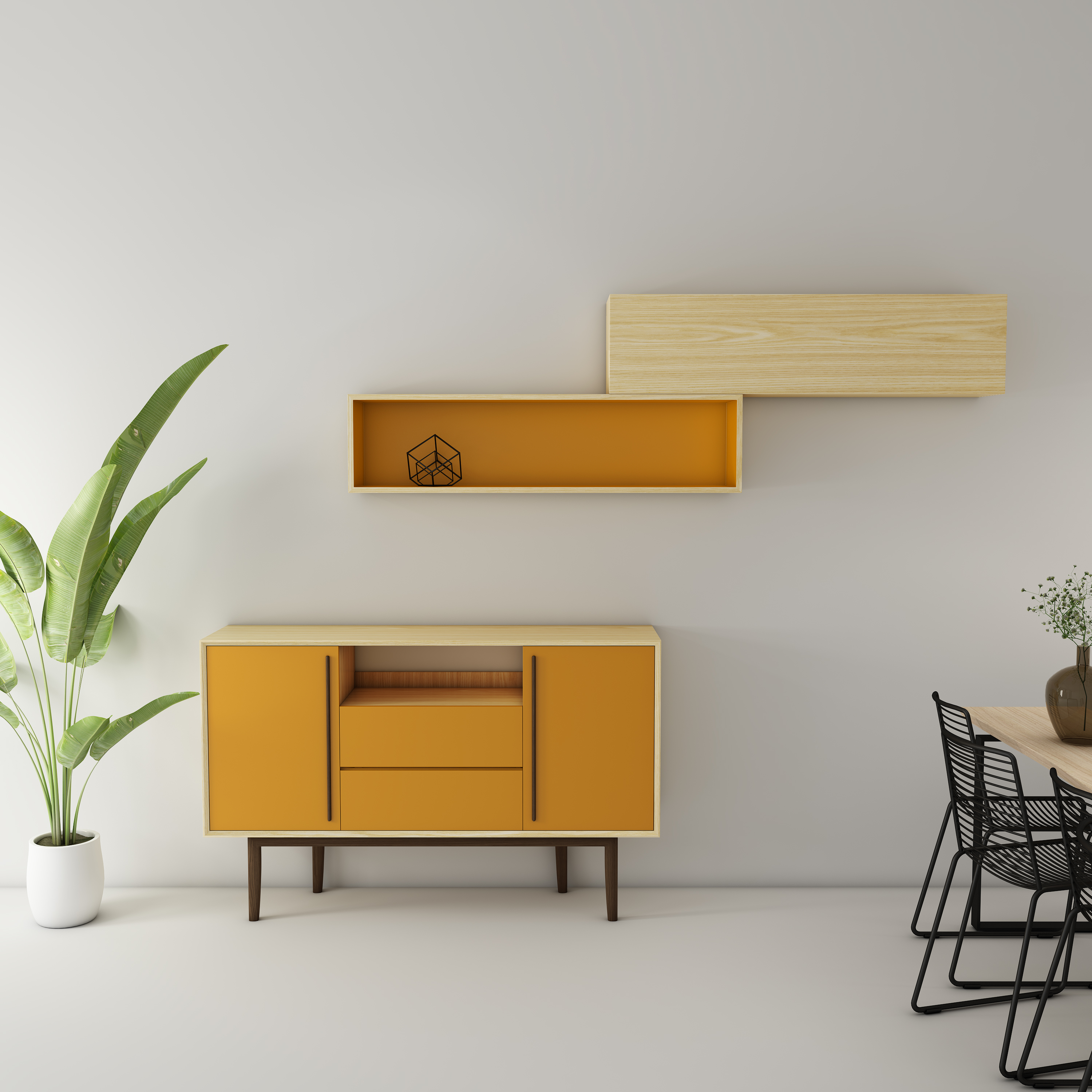 cabinet，Lockers，Sideboard，solid wood，Simplicity，fashion，colour，