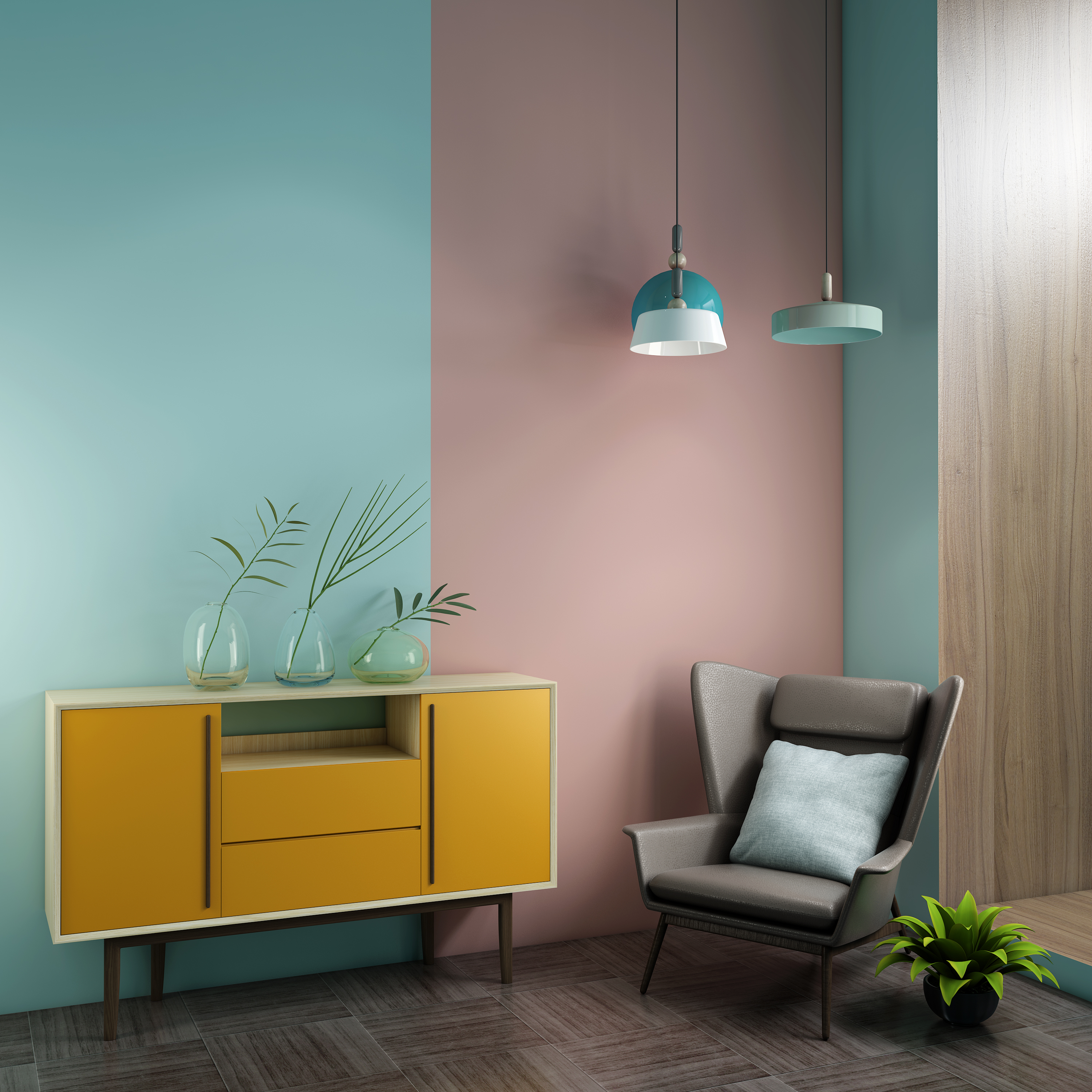 cabinet，Lockers，Sideboard，solid wood，Simplicity，fashion，colour，