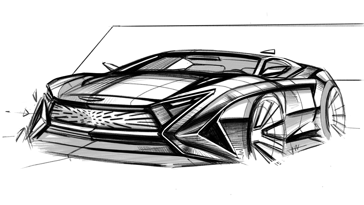 vehicle，product design，Hand drawn products，Hand drawn video，Hand drawn tutorial，Mobile painting，Video tutorial，Automobile design，