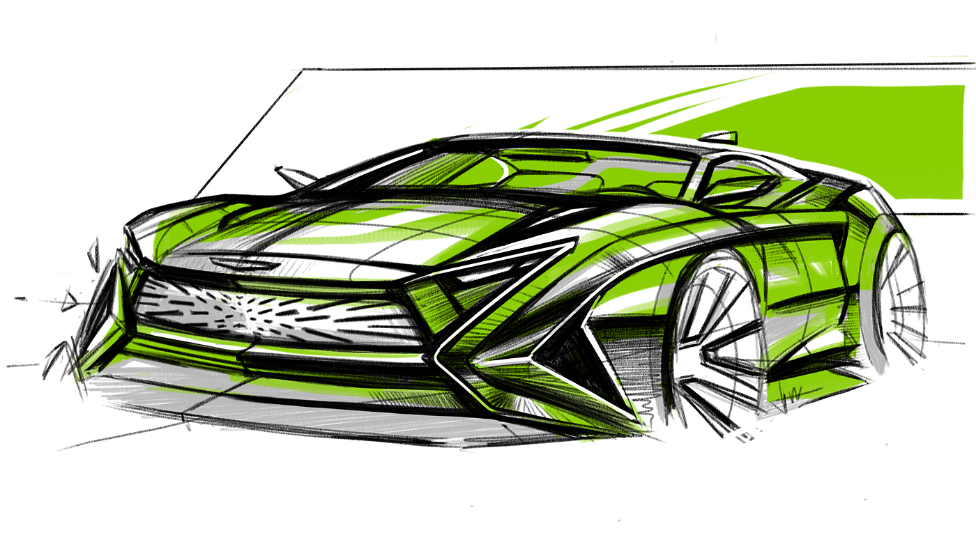 vehicle，product design，Hand drawn products，Hand drawn video，Hand drawn tutorial，Mobile painting，Video tutorial，Automobile design，