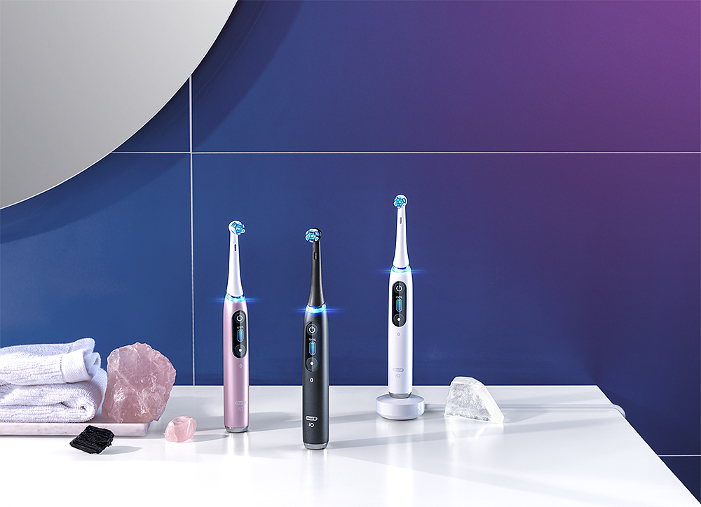 2020红点产品设计大奖，Oral-B iO，压力传感器，电动，牙刷，Oral-B iO Series 9，