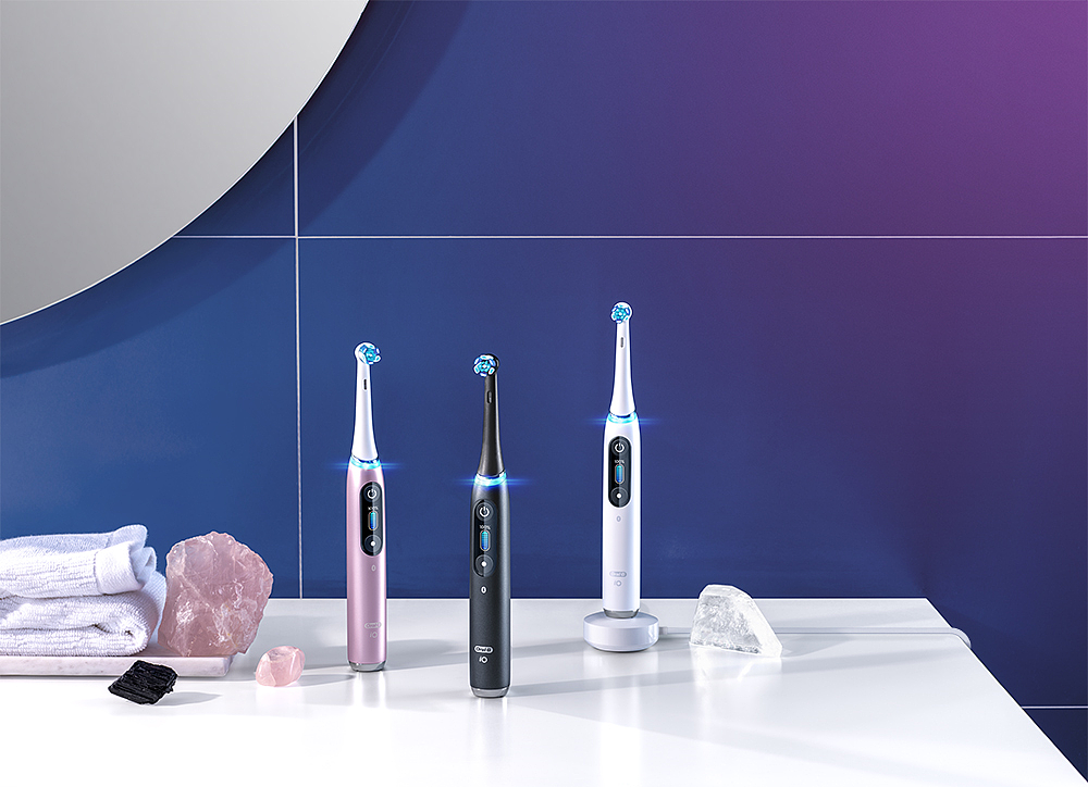 2020 red dot product design award，Oral-B iO，Pressure sensor，Electric，toothbrush，Oral-B iO Series 9，