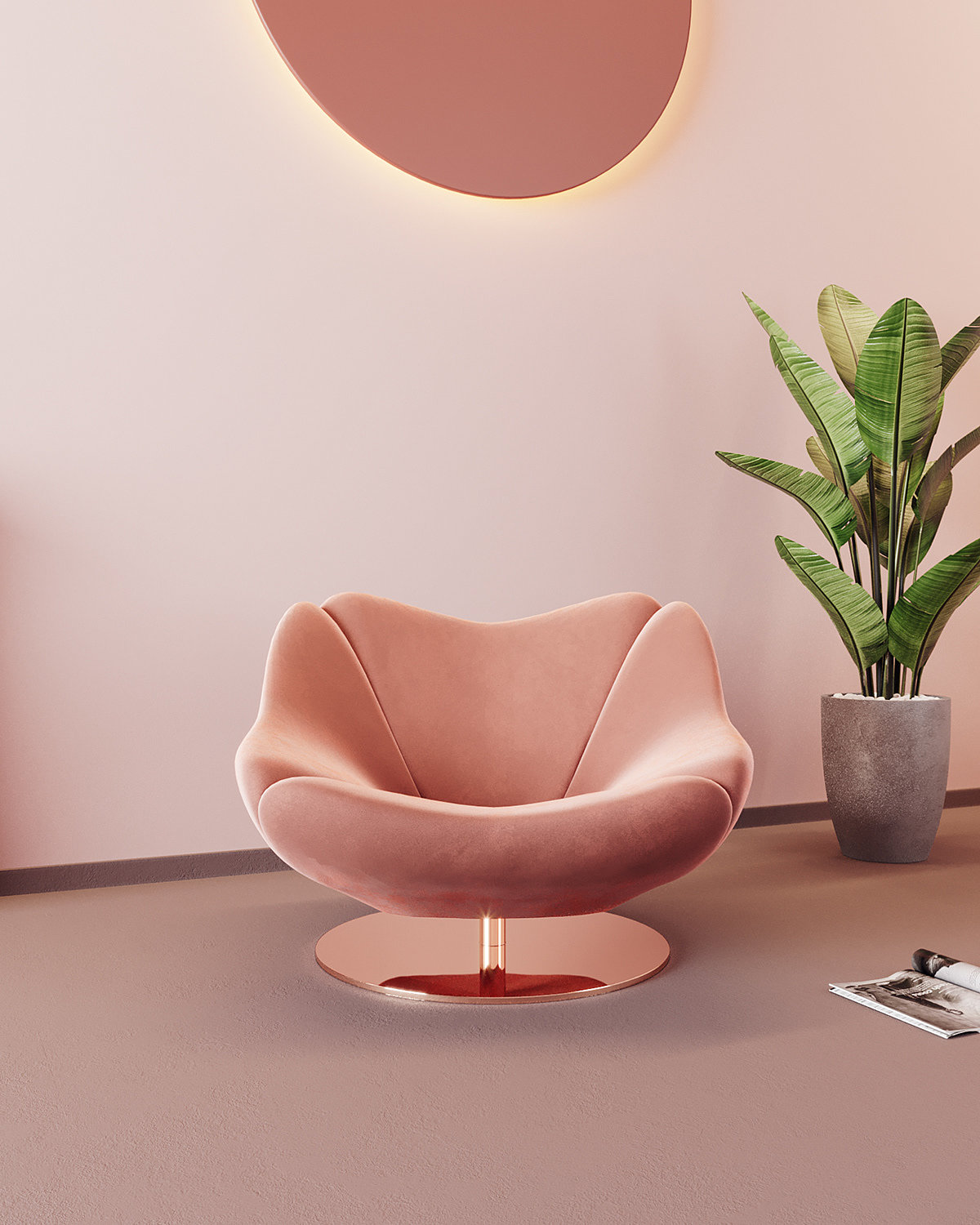 Armchair，furniture，visualization，Render，