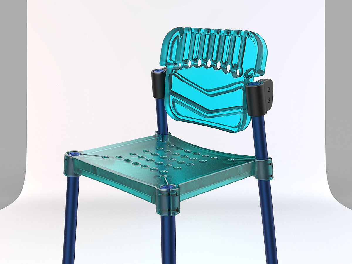 椅子，塑料，家具，人体工学，