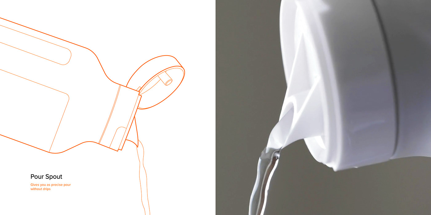 oil bottle，clean，practical，kitchen，packing design，