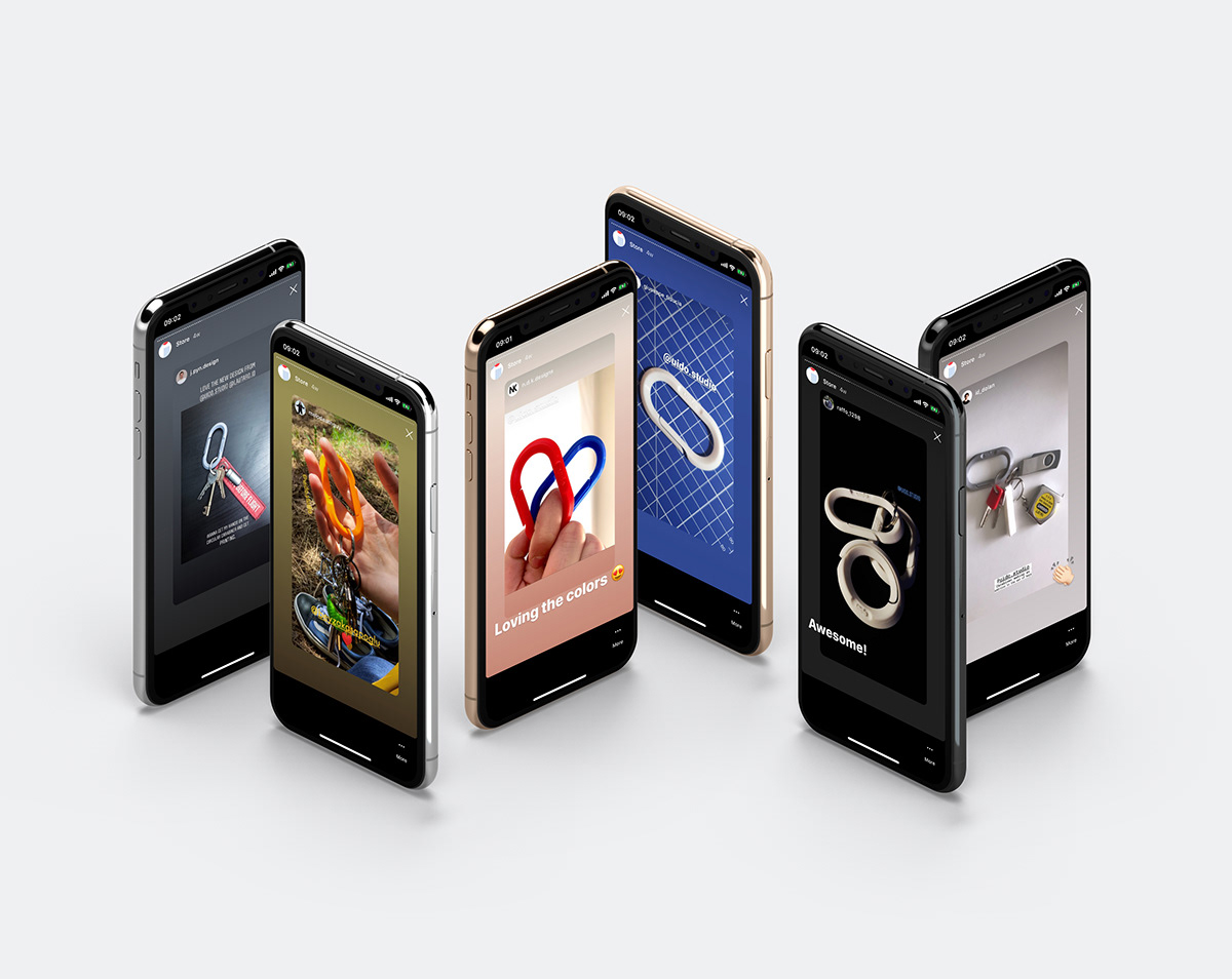 Mountaineering buckle，3D printing，Multicolor，durable，