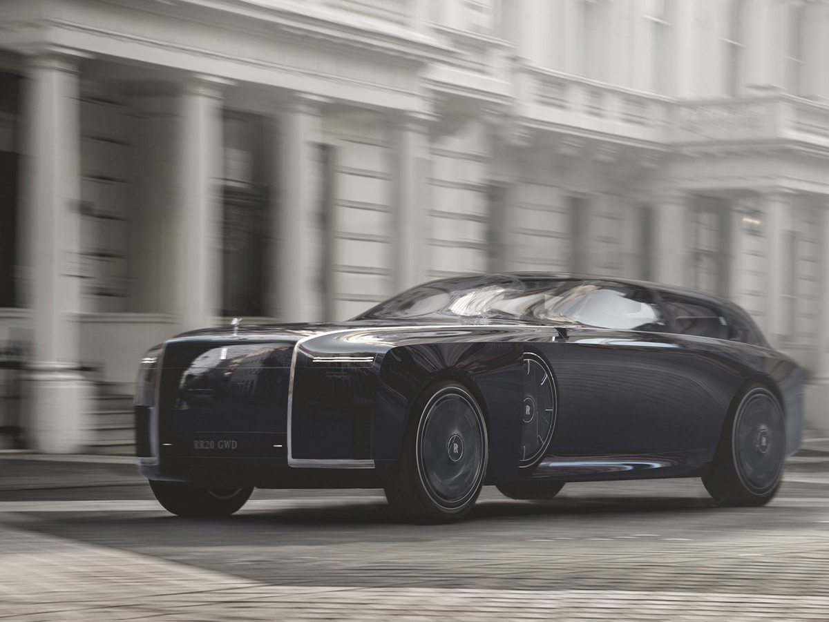 Rolls-Royce，automobile，3d，Render，