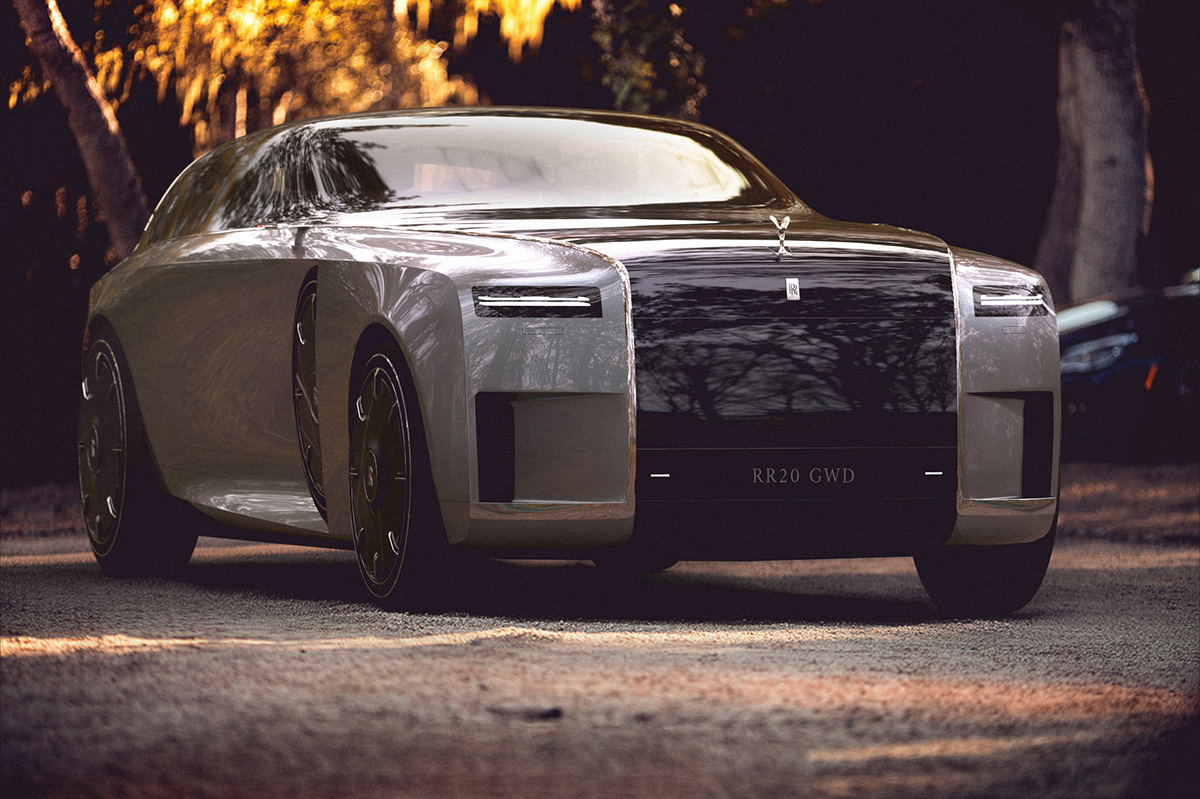 Rolls-Royce，automobile，3d，Render，