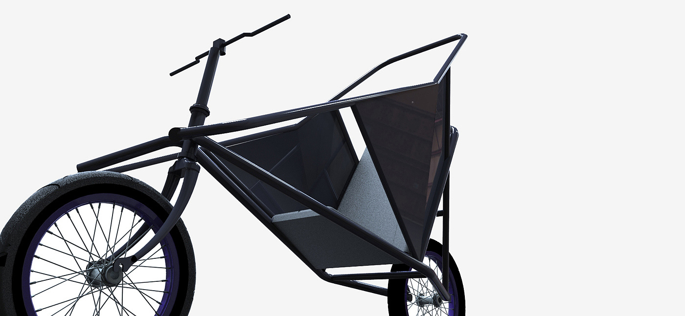 自行车，简约，新颖，产品设计，舒适，