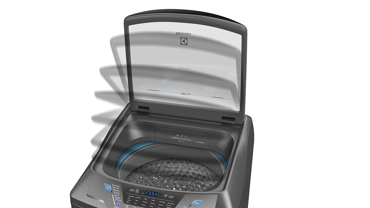 Washing machine，delicate，product design，concept，Bian Jie，automation，