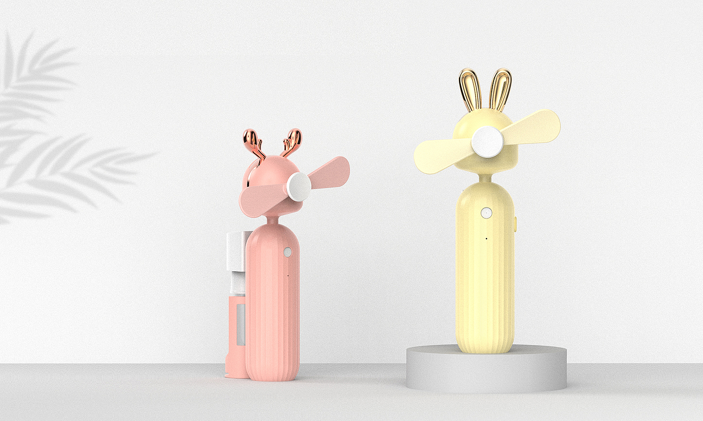 Fan，Cartoon，spray，product design，