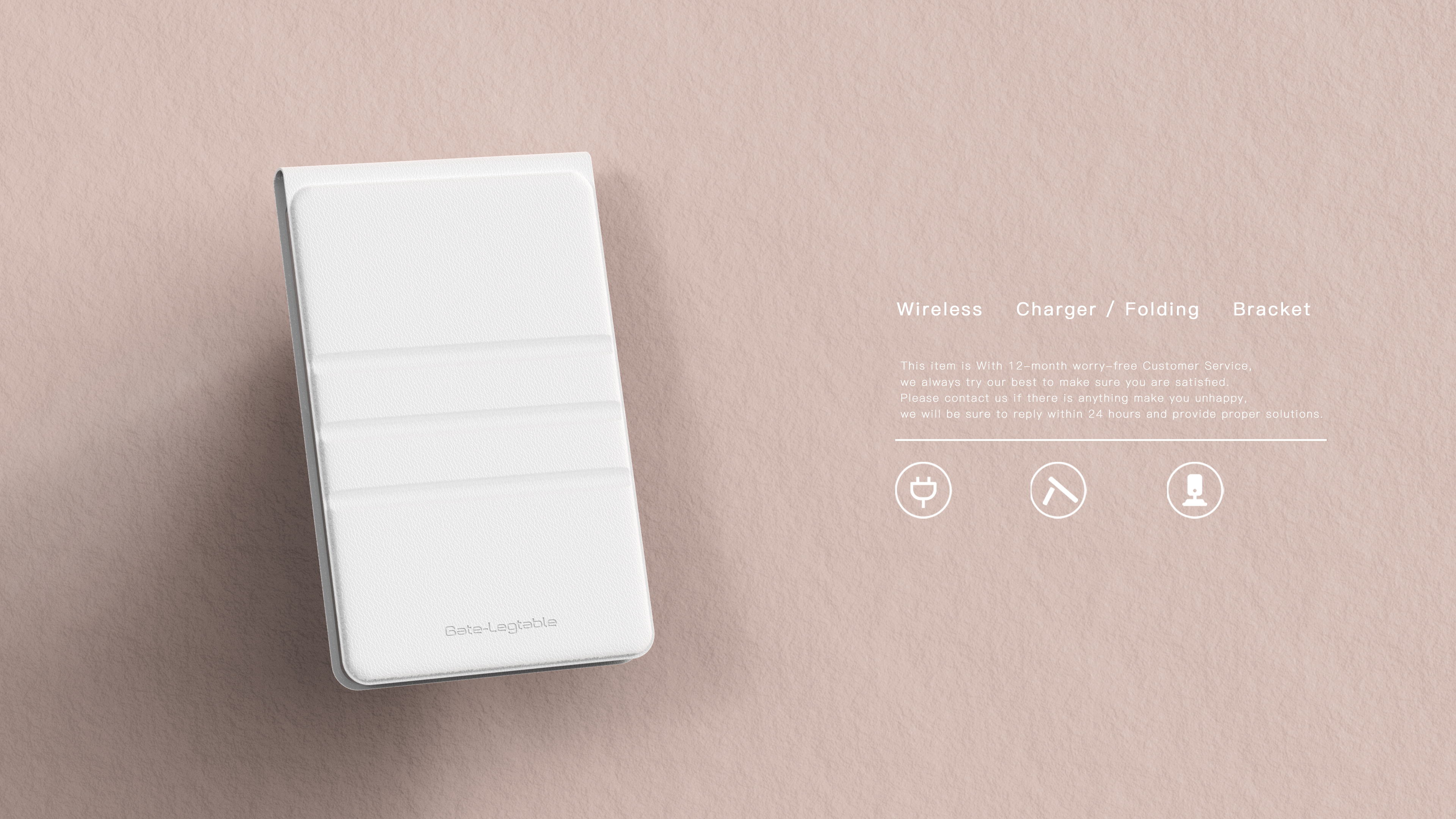 Wireless charging，Mobile phone bracket，portable source，