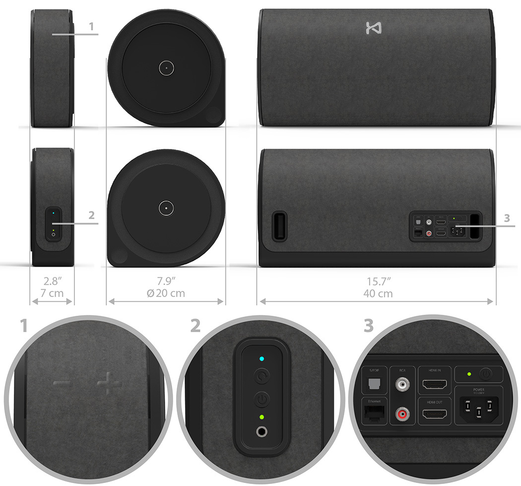 product design，industrial design，sound，split，convenient，