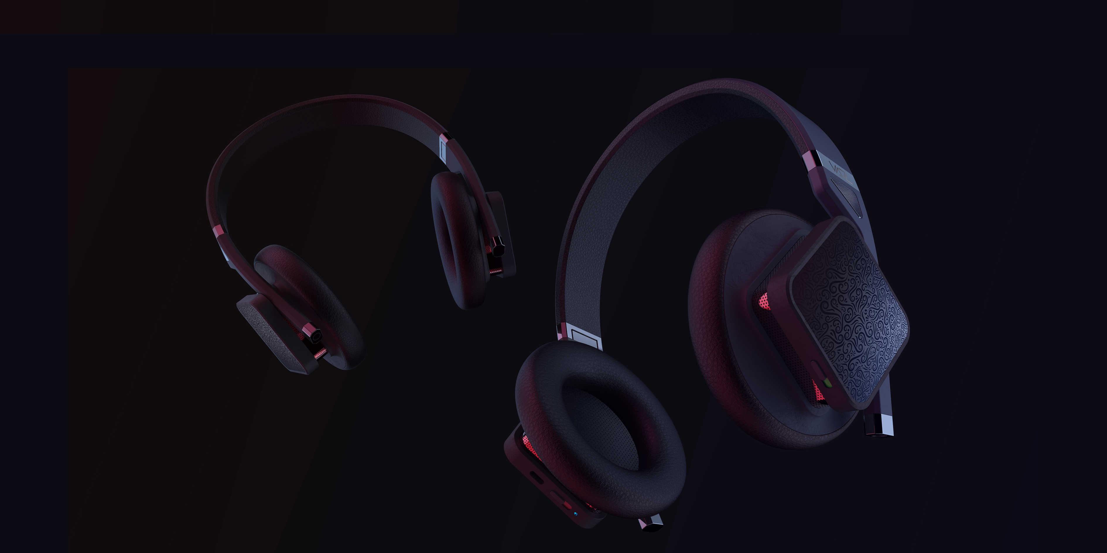 headset，Game headset，Noise reduction earphone，