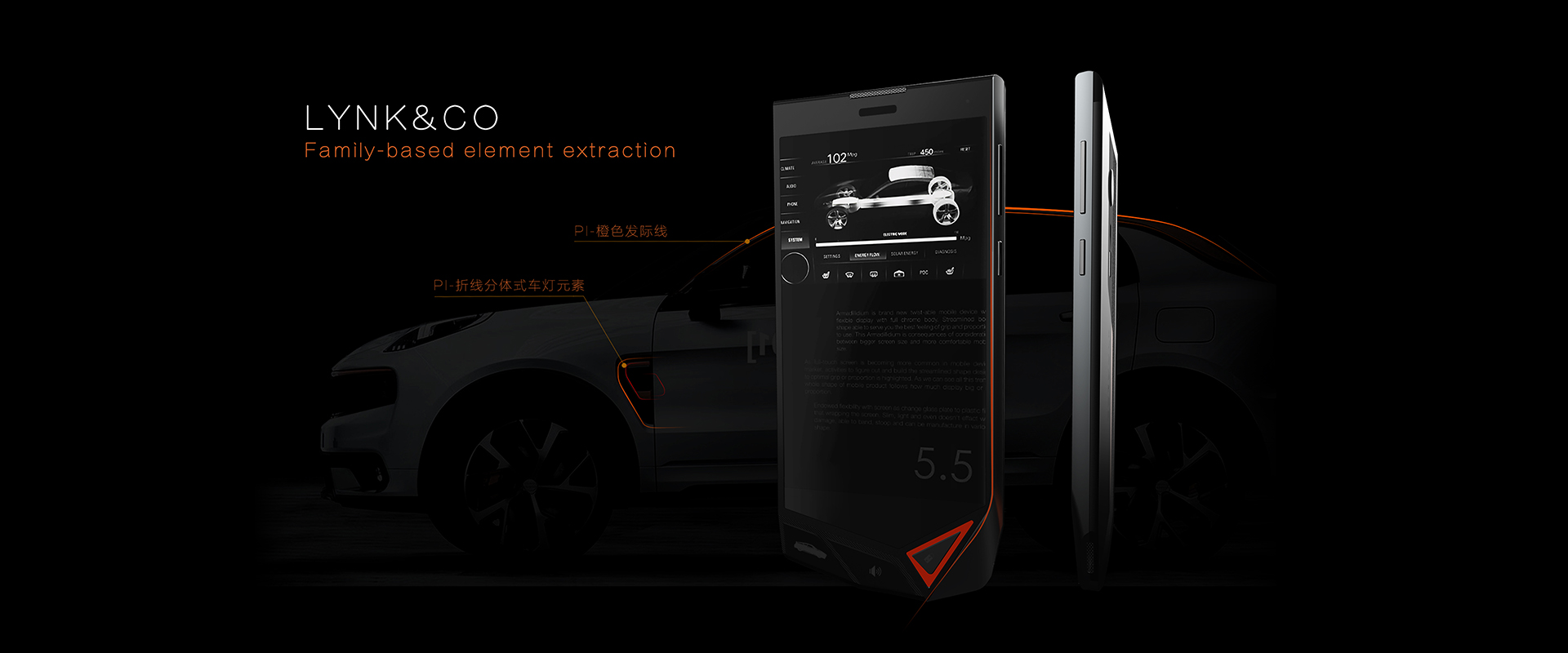 Smart car key，Central control key，Car key，Intelligent hardware，