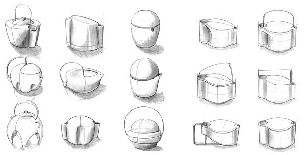 product design，industrial design，tea set，originality，Simplicity，