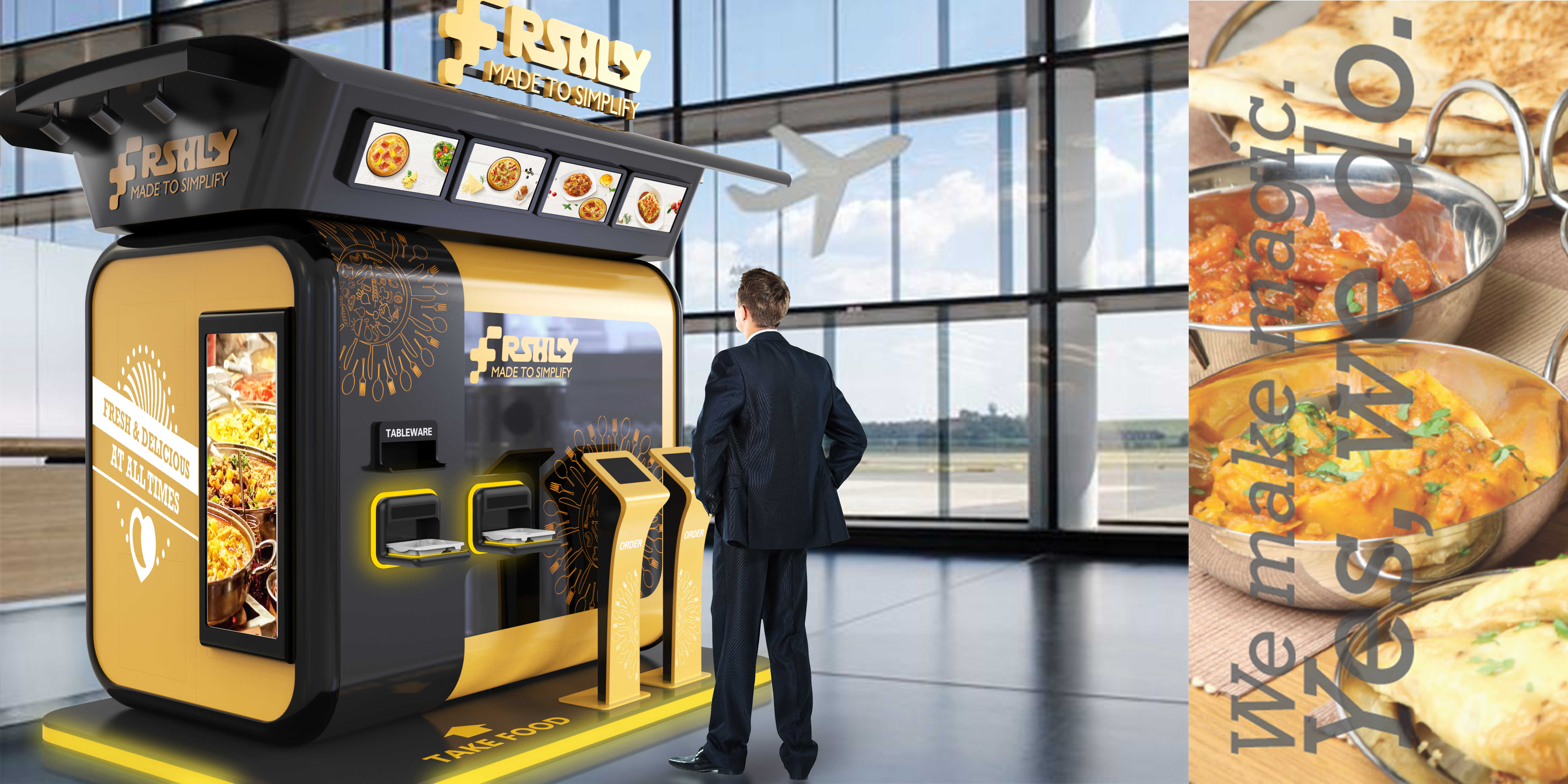 New retail，vending machine，communal facilities，