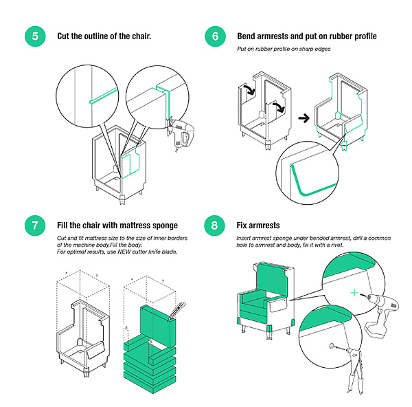 product design，industrial design，Old washing machine，Waste utilization，environment protection，
