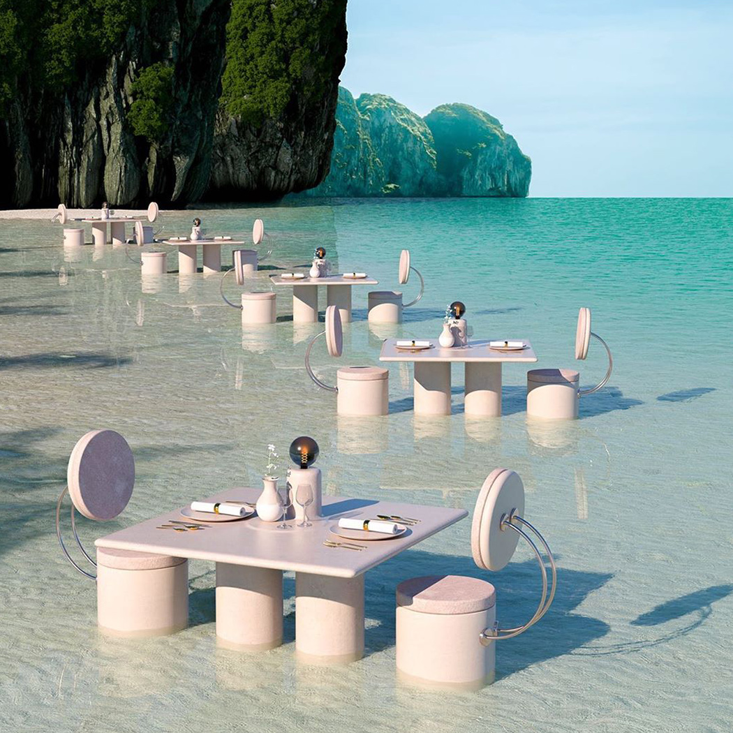 Render，Architecture，3d，on vacation，